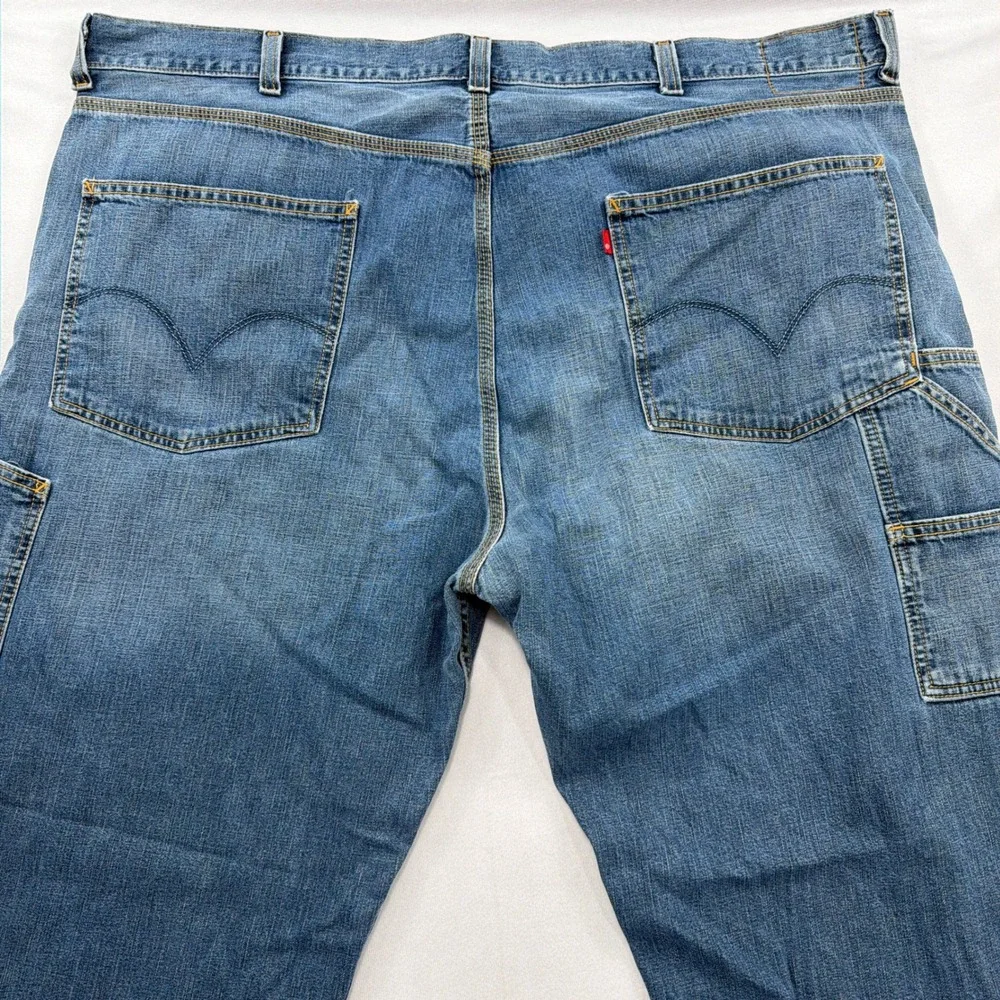 Levi's Carpenter Jeans Loose Straight Utility Denim Blue Mens W46 L30